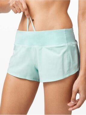 Lululemon Speed Up Short 2.5"- Blue Glow